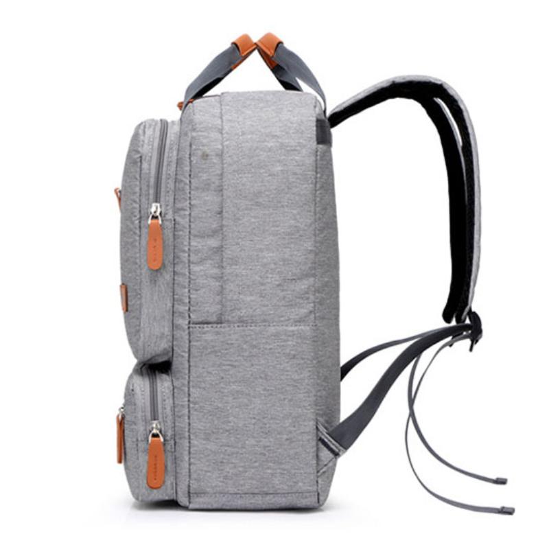 Casual Business Rucksack Für Männer Licht 15 zoll Laptop Tasche 2023 Wasserdichte Oxford Tuch Dame Anti-diebstahl Reise Rucksack grau