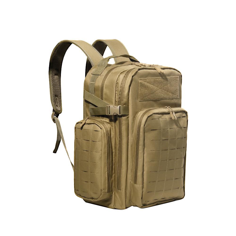 

Men s Large Tactical Double Shoulder Mountaineering Backpack for Outdoor Travel and Climbing хакі
