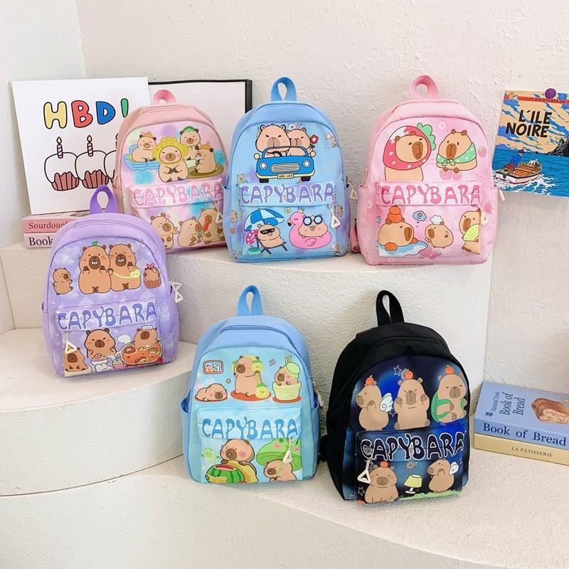 Cartoon Kids Delightful Backpack With Lightweight Design Ideal For School Use