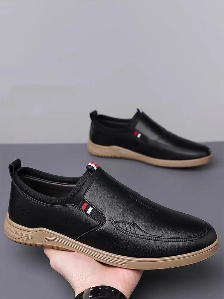 

2024 Весна и осень Новые мужские повседневные кожаные туфли мужские летние полые дышащие туфли Cave кожаные сандалии мужские 1138 44