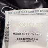 Used MONCLER 220934992505Down jacket black Nylon Women