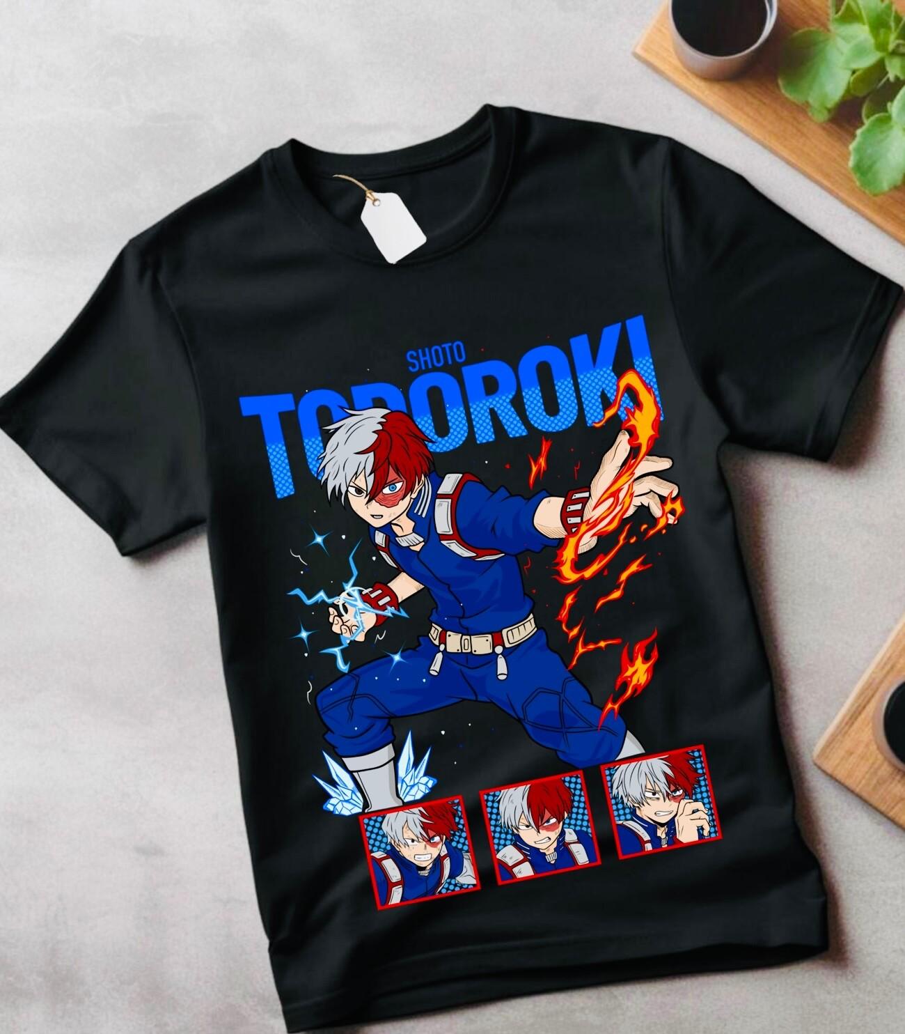 

Dabi T-Shirt Mens Womens Tees Top Toya Todoroki Girl Anime Manga Boku No Hero Academia Shirt gift L
