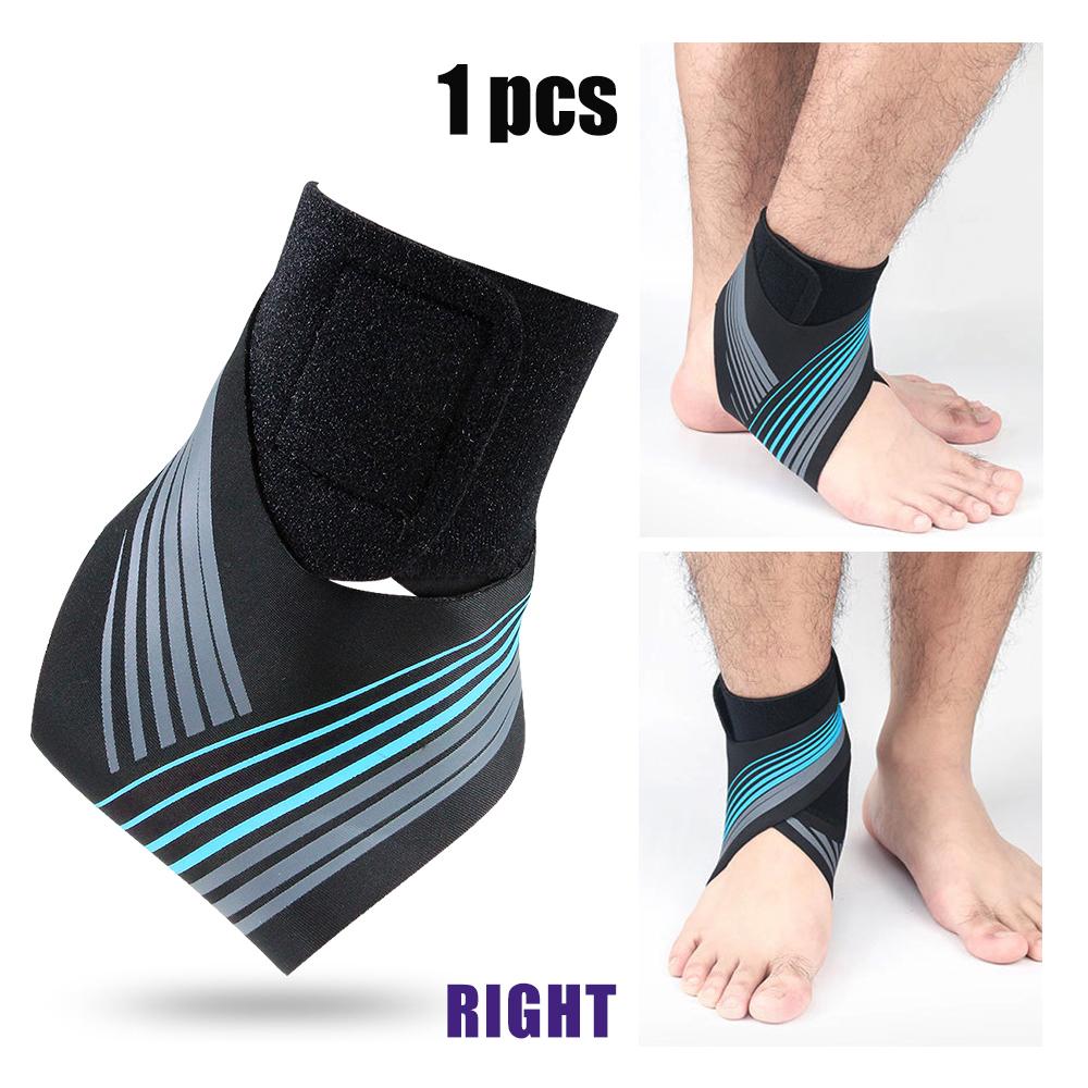 

1 Pc Compression Ankle Support Sport Ankle Stabilizer Brace Tendon Pain Relief Strap Foot Sprain Injury Wrap Basketball Football S