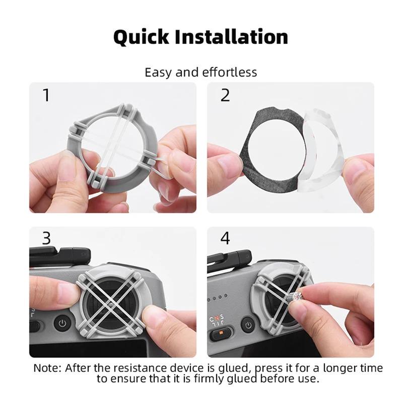 1 Pair Rocker Damper Joystick Yaw Rubber Rope Remote Controller Thumb Rocker Damper For DJI Air 3 /Mini 4 Pro RC/RC 2