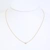 TIFFANY&Co. [Excellent Condition] 750 Elsa Peretti Diamonds by the Yard Single Diamond Pendant Necklace Yellow GoldUsed