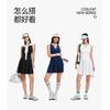 Womens Tennis Dress With V-Neck Waist-Cinching Fit Pleated Skirt Quick-Dry Sportswear Badminton Pickleball Active