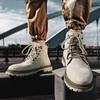 Autumn Newest Men'S Casual Boots Comfortable Outdoor Shoes Trend Men Boots Fashion Motorcycle Ankle Sneakers Non-Slip Male Footwear