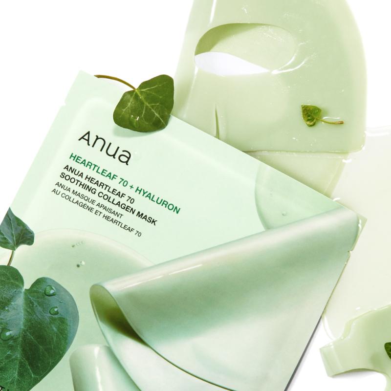 Anua Heartleaf 70 Soothing Collagen Mask 38g*4EA