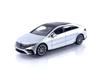 TrueScale Miniatures MINI GT 164 Mercedes-Benz EQS 580 4MATIC High Tech Silver Metallic (Left-hand drive) Finished product