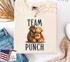 Team Punch Shirt Baby Monkey Punch Top Viral Sad Monkey Apparel Cute Monkey Unisex T-Shirt