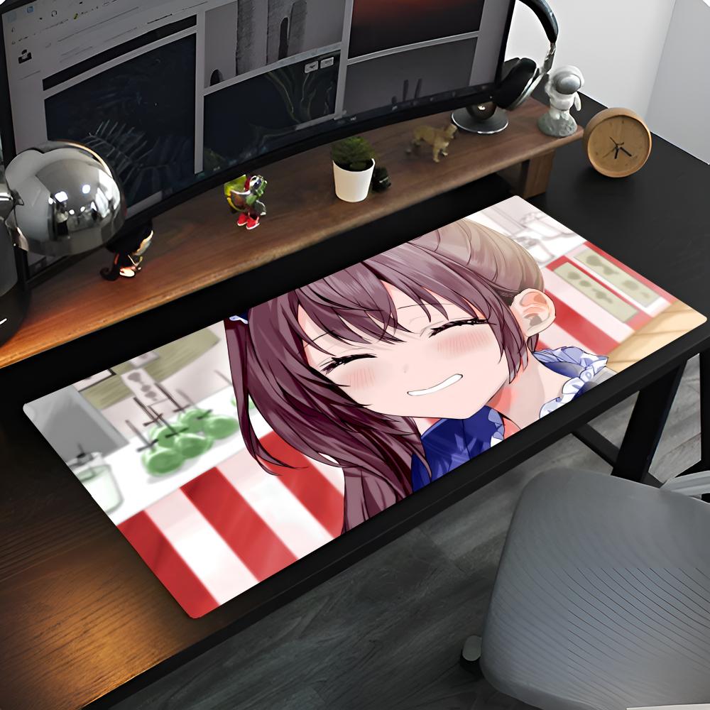 

Yuki Suou Mouse Pad Anime game mause pads cs lol XXL Home HD Computer Desk Mats Carpet Gamer Office Laptop Soft Desktop 700X300 600x300x2mm