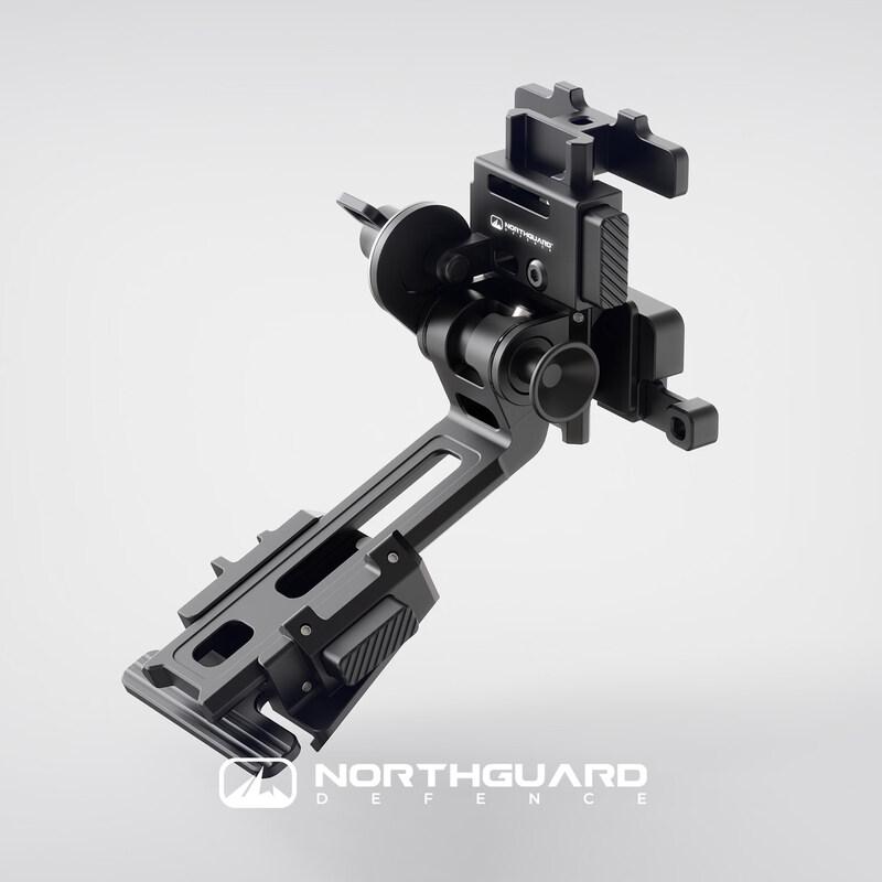 NGD Northern Defense Leviathan Ultralight Tactical Helmet NVG Mount