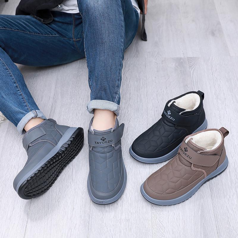 Shoes Men's 2025 Winter New Foreign Trade Snow Boots Outdoor Fleece Cold Resistant Warm Cotton Boots Casual Versatile