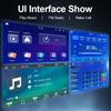 Multifunctional Car Radio 7 Inch IPS Touch Screen 1 Din Wireless Android Auto Carplay 7 Color Bluetooth Type-C Charging Mirror Link Stereo Playback