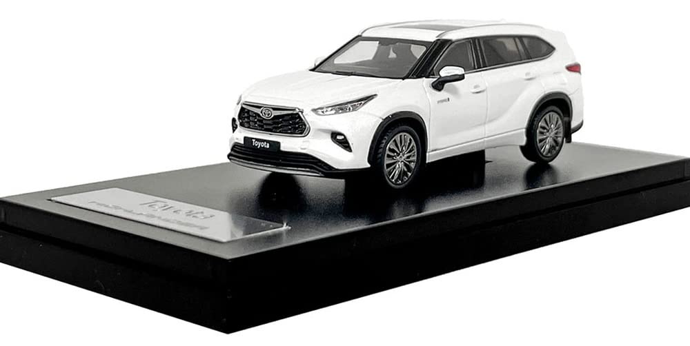 

МОДЕЛИ С ЖК-ДИСПЛЕЕМ Toyota Highlander Белый Готовый продукт 1/64 белый