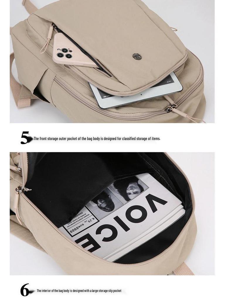 Women's Large Capacity Casual Oxford Backpack - Lightweight, Versatile, and Fashionable for Travel and Commuting