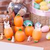 Karotten-Hase Quetschspielzeug Ostern Sensorisches Quetschspielzeug Stressabbau Karotten-Kaninchen Fidget Toys