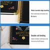 2026 Hardcover Spiral Planner & Sketch Notebook