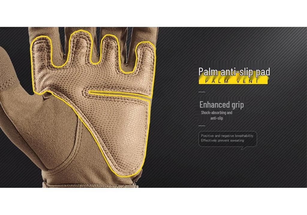 Tactical Full-Finger Non-slip Cut-Resistant Touchscreen Gloves for Outdoor Sports & Cycling