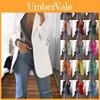 Stylish Women's Blazer Slim Fit Work Ol Jacket Long Sleeve Plus Size Coat For Office Wear