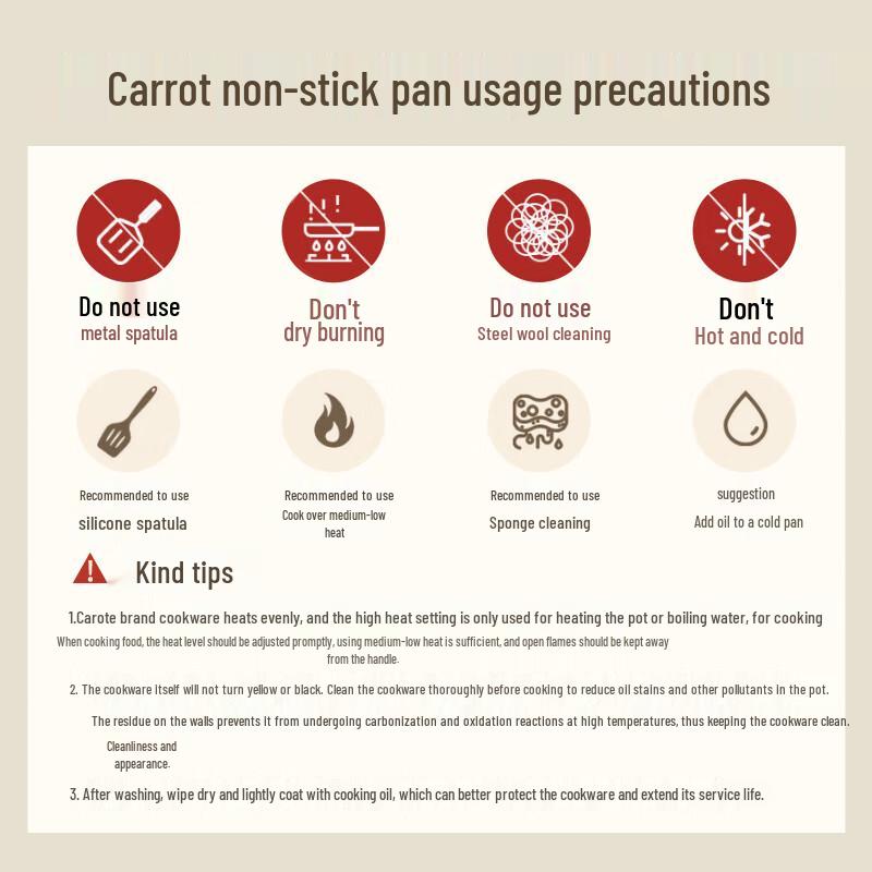 CaROTE Odnímatelná rukojeť Nepřilnavé keramické sady nádobí