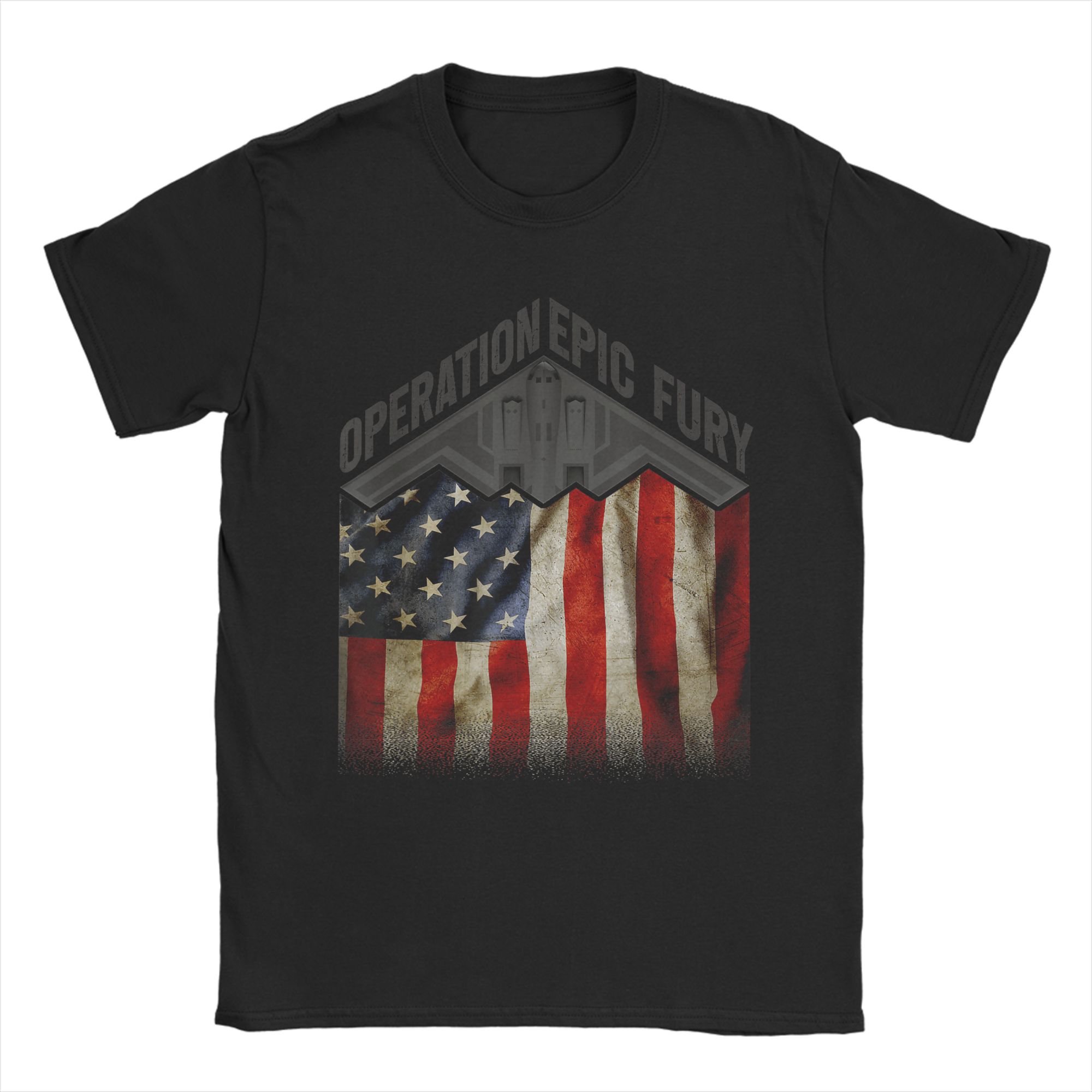Operation Epic Fury TShirt Beach  100 Cotton T Shirts For Unisex Trending Custom DIY Tshirt ShortSleeve Funny Tees S
