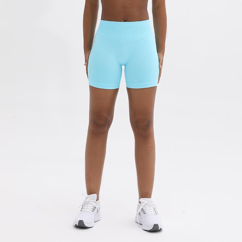 Women's Low-Waist Hip-Lifting Yoga Shorts - High-Elastic, Three-Section Design for Optimal Fitness