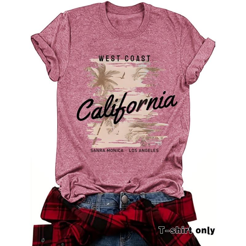 Women's Round-neck Short-sleeved Printed Summer New Comfortable T-shirt