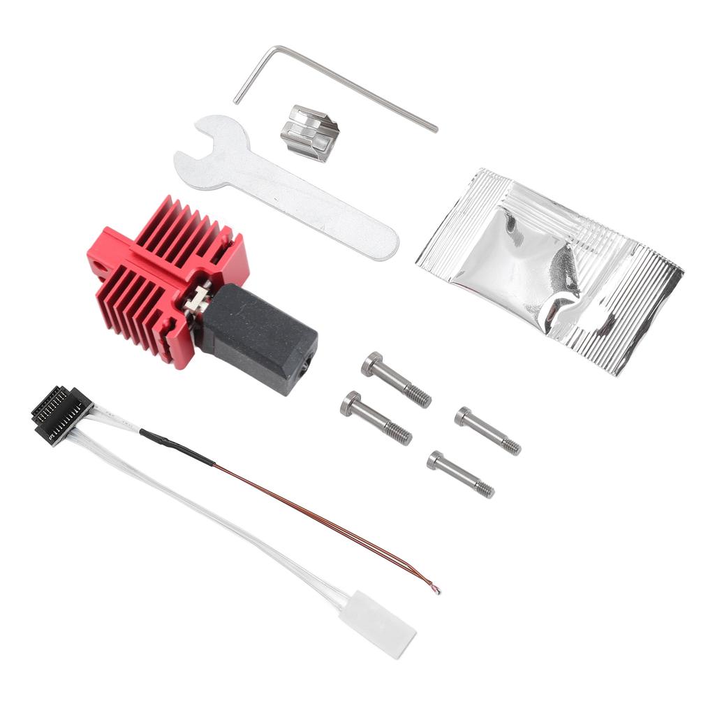3D Printer Hotend Kit 0.4mm TZ4.0 Integrated Hardened Steel Nozzle All Metal Hot End Kit for P1S