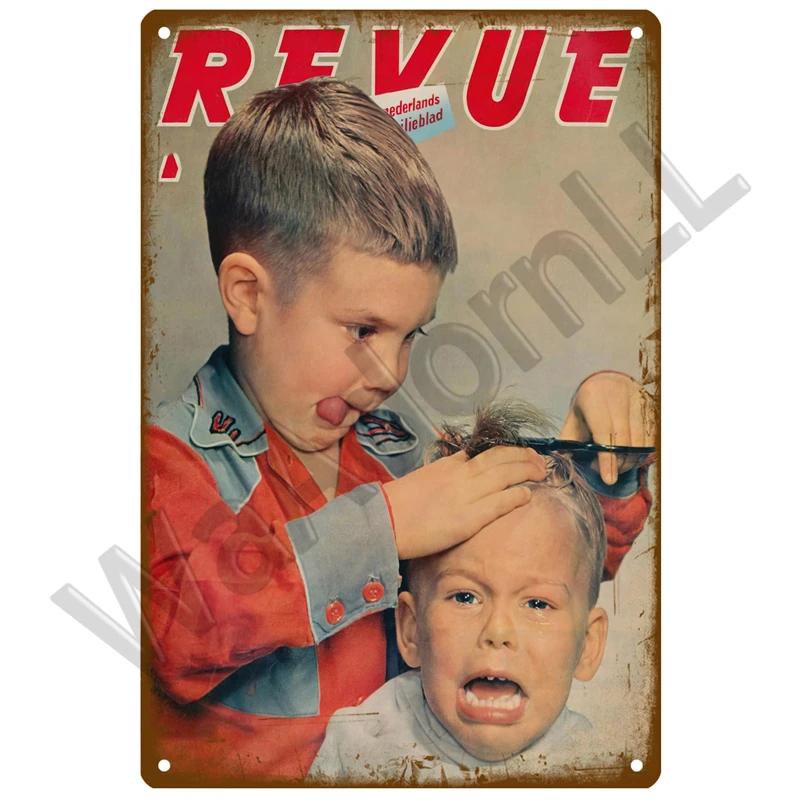 Barber Shop Retro Pub Bar Decoration Tin Sign Shabby Chic Home Decor Plaque Metal Sign Wall Poster Vintage Decor Art Vintage