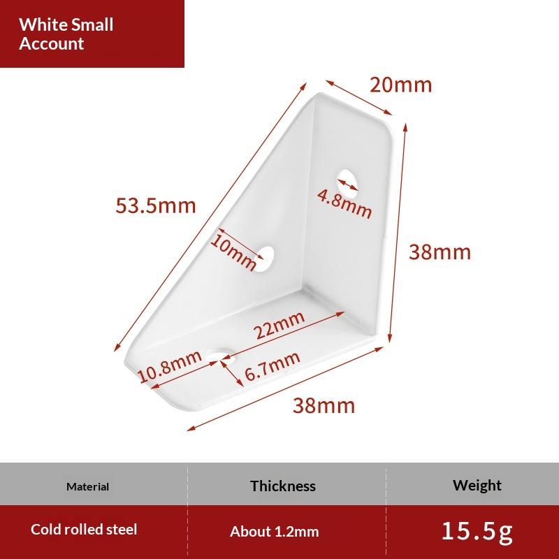 Thickened Triangle Fixed Angle Code 90 Degree Angle Furniture Corner Connector Brace Support Bracket