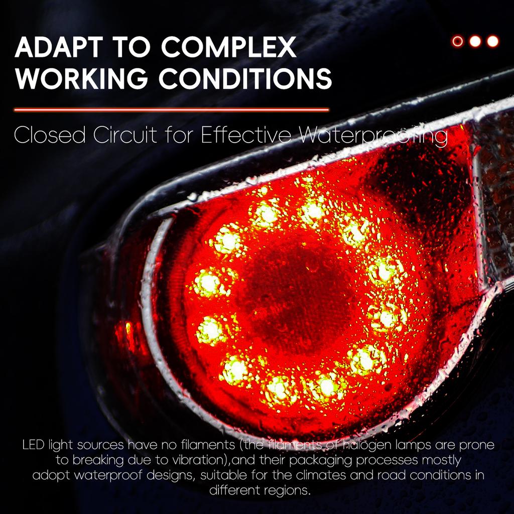 2PCS T20 7440 W21W WY21W 1156 BA15S BAU15S LED Bulbs P21W PY21W Car Light Turn Signal Light 12V Canbus White Red Automotive