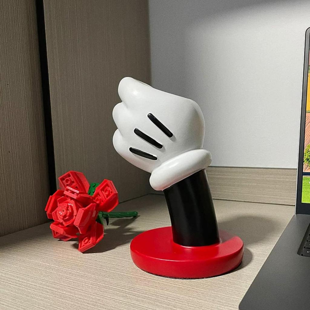 Makeup Brush Holder Unique Cute Home Office Mickey Hand Held Vase Ornament
