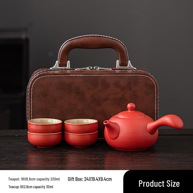 Portable Ceramic Travel Tea Set
