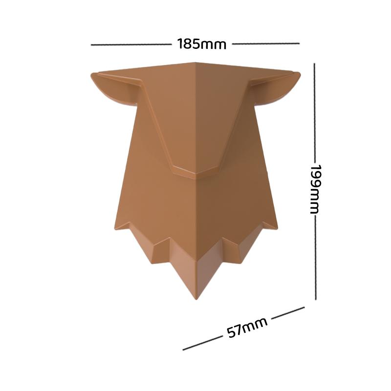 Deer Antler Projection LED Wall Lamp Remote Control Dimmable Timer Night Light Halloween Christmas Party Decoration Lights
