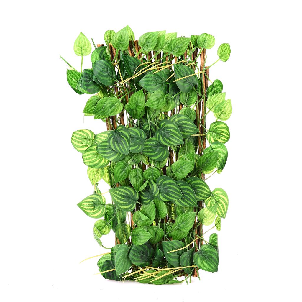 Simulation Fence Patio Fence Plant Fence Wood Garden Decoration Wooden Fence Retractable Fence