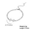Small Dumbbell Pendant Bracelet Titanium Steel Gold Plated Minimalist Fashion Versatile Accessory