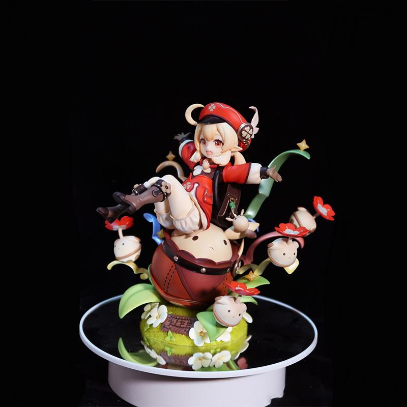18cm Anime Action Figurine Genshin Impact Klee Ver Girl Figure Collectible Model Doll Toys