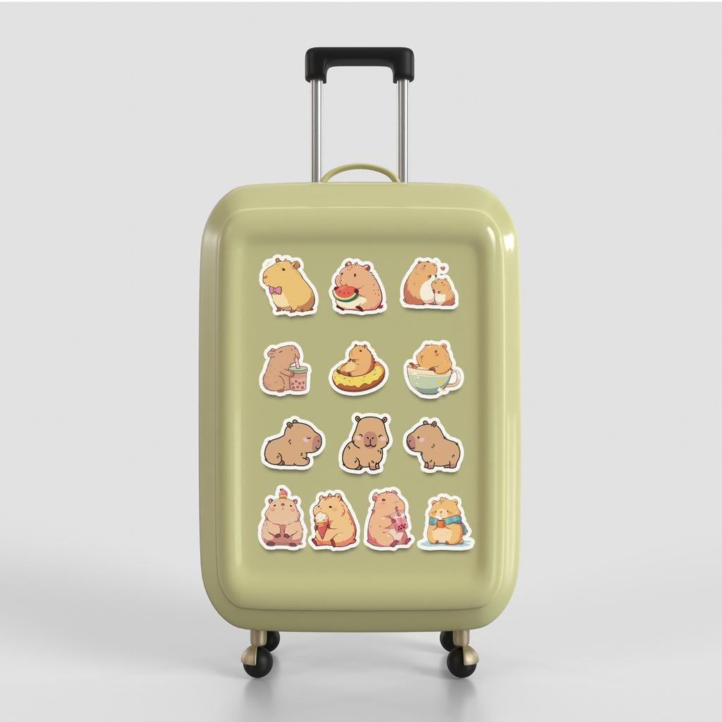 50 Cute Feng Shuibarb Doodle Stickers Suitcase Waterproof Decorative Stickers Cute Animals Children's Stickers