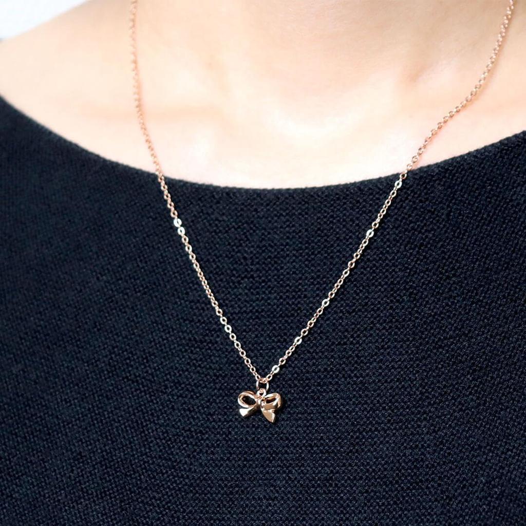 [Petit Lou] FUU Ribbon Necklace Gift (12cm 4S Size)