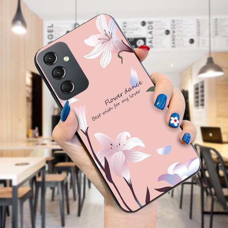 Painted Pattern Phone Case Shockproof Soft Silicone TPU Protective Phone Casing for Samsung Cover