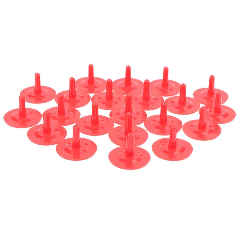 

20 шт. разноцветных маркеров для мячей для гольфа, портативные круглые пластиковые маркеры для мячей для гольфа, оборудование для игроков в гольф