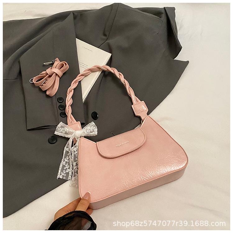 2025 summer fashion underarm bag women's new trend small square bag French niche high value chain shoulder bag