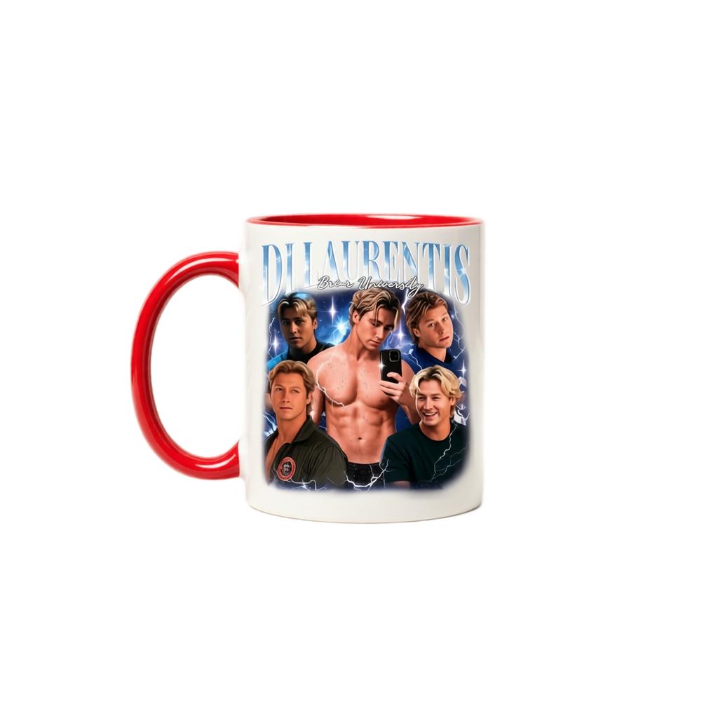 Ceramic Coffee Mug 350ml Capacity Dishwasher Safe Microwave Safe Durable Handle Printed Design Suitable for Hot and Cold Beverages