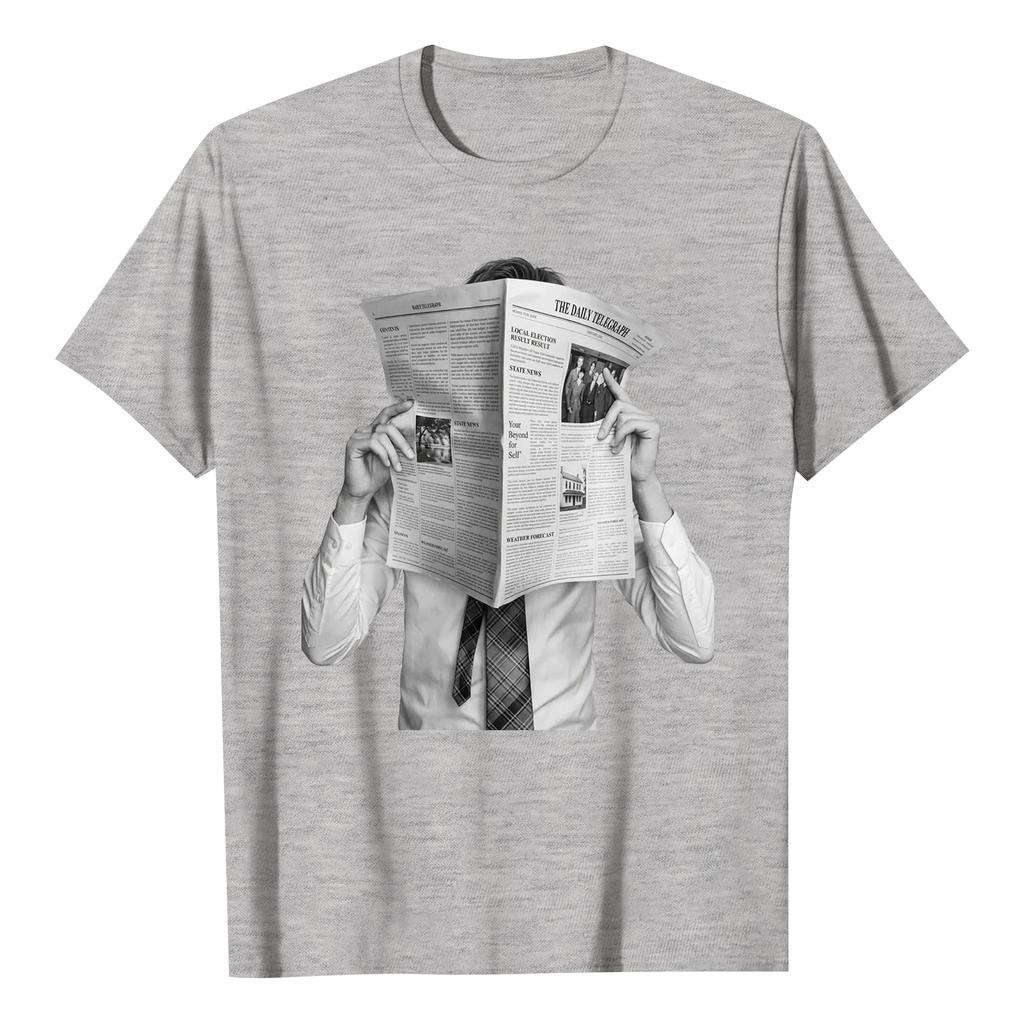 Casual Short Sleeve T Shirt with Graphic Print Front Crew Neck Relaxed Fit Comfortable Lightweight Fabric Suitable for Everyday Wear