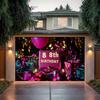 Colorful 8th Balloon Birthday Backdrop 1pc - Home Party Decor