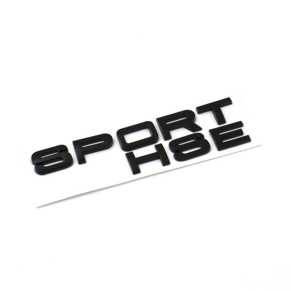 3D ABS Car SPORT HSE Emblem Stickers Decals For Land Rover Range Rover Letters  Car Trunk Badge Auto Styling Accessories