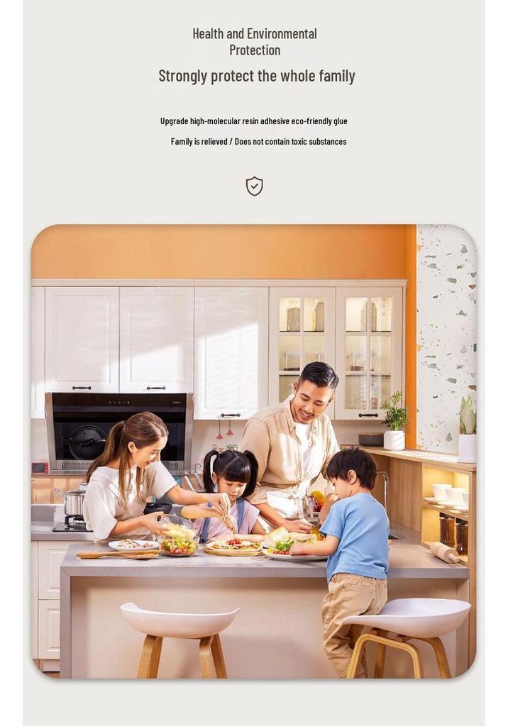 High-Temperature Resistant, Fireproof, Waterproof Kitchen Wall Sticker - Oil & Stain Proof for Stove, Range Hood, and Tile