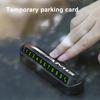 1Pcs Car Temporary Parking Card Sticker Phone Number Card Plate For Mercedes-Benz AMG C500 C200 C300 A B C E GLA CLA GLK GL ML GLE W204 W205 W203 W211