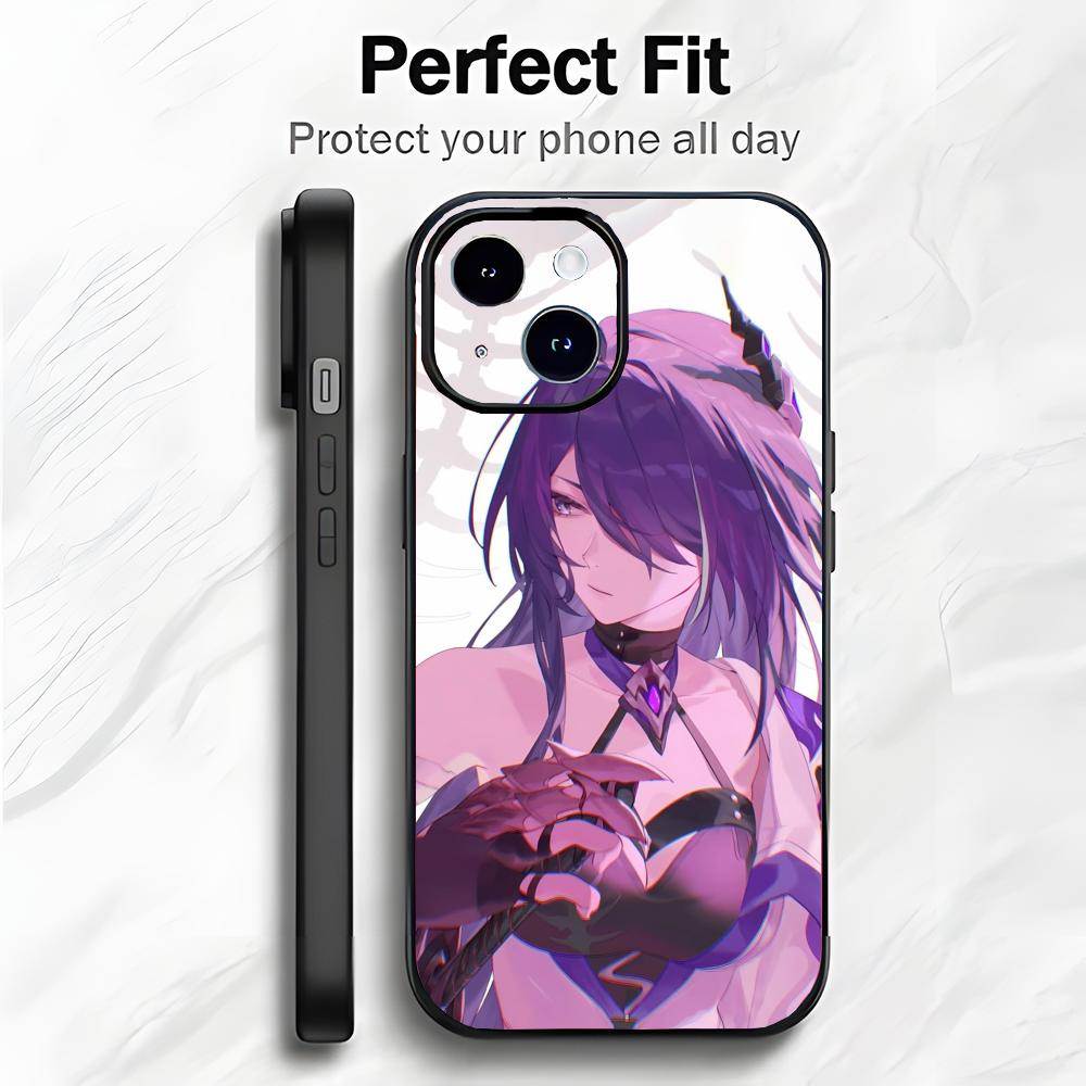 Cool Mysterious Character A-Acheron Phone Case Phone Case Soft Packaging Lightweight For iPhone17 16 15 14 13ProMax